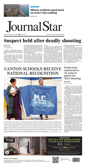 Cover of Journal Star (Peoria)