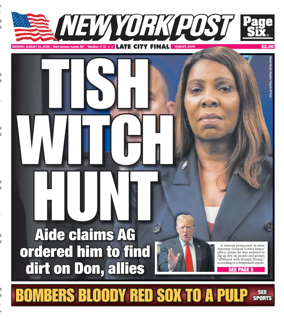 Cover of New York Post