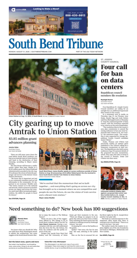 Cover of South Bend Tribune