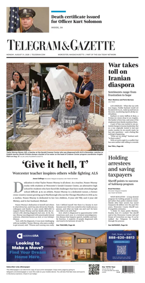 Cover of Telegram & Gazette