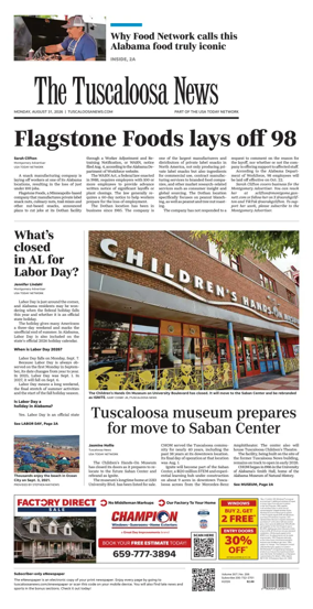 Cover of The Tuscaloosa News