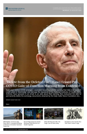 Cover of The Western Journal