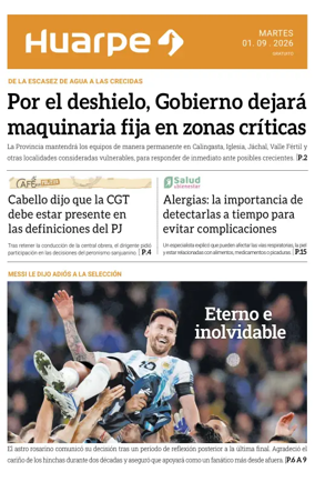 Cover of Diario Huarpe
