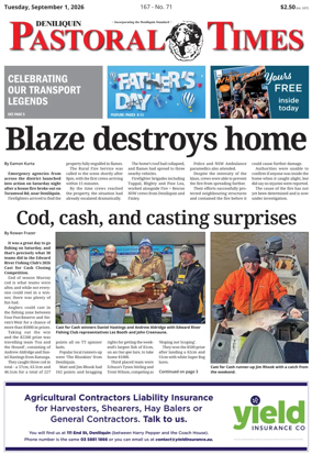 Cover of Deniliquin Pastoral Times