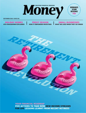 Cover of Money Magazine Australia