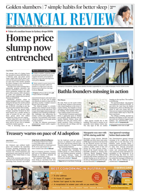 Cover of The Australian Financial Review