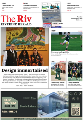 Cover of The Riverine Herald