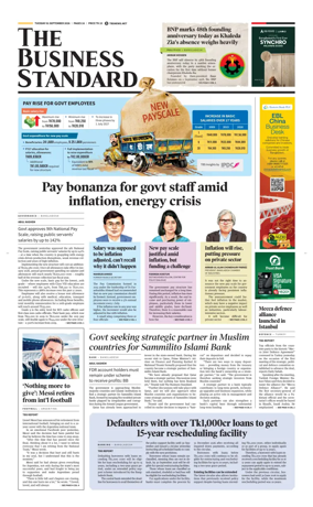 Cover of The Business Standard