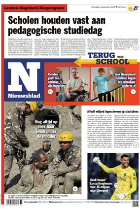 Cover of Het Nieuwsblad