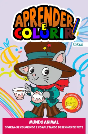 Cover of Aprender e Colorir
