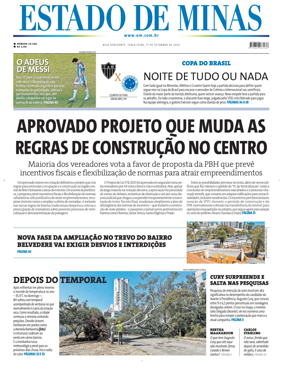 Cover of Estado de Minas (Brazil)