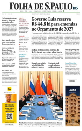 Cover of Folha de S.Paulo