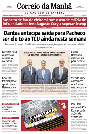 Cover of Jornal Correio da Manha