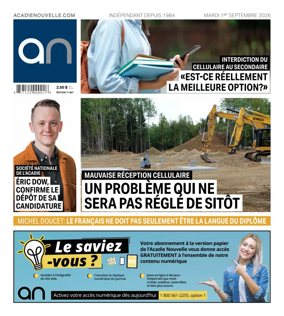 Cover of Acadie Nouvelle