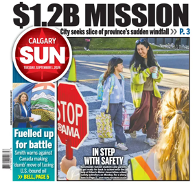 Cover of Calgary Sun