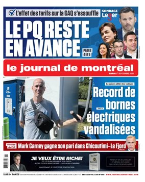 Cover of Le Journal de Montreal