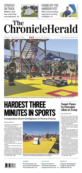 Cover of The Chronicle Herald (Metro)