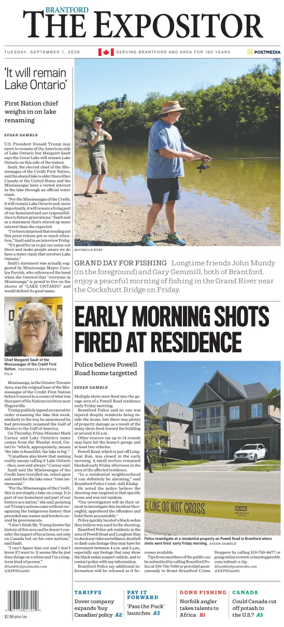 Cover of The Expositor (Brantford)