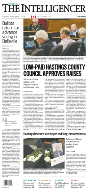Cover of The Intelligencer (Belleville)