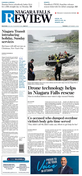 Cover of The Niagara Falls Review