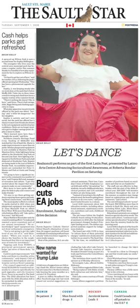 Cover of The Sault Star