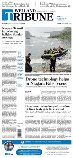 Cover of The Welland Tribune