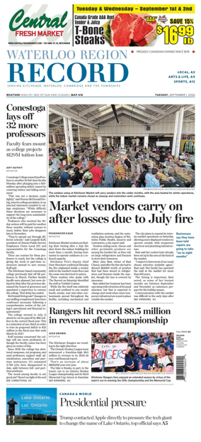 Cover of Waterloo Region Record