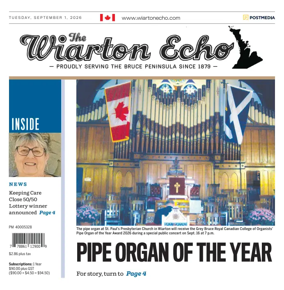 Cover of Wiarton Echo