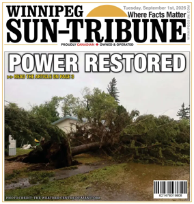 Cover of Winnipeg Sun