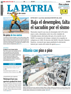 Cover of La Patria (Colombia)
