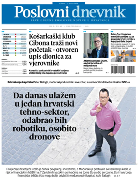Cover of Poslovni Dnevnik