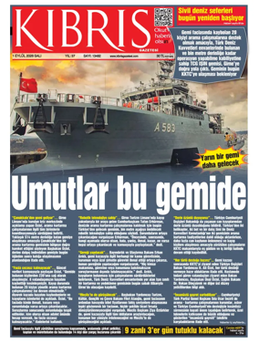 Cover of Kibris Gazetesi