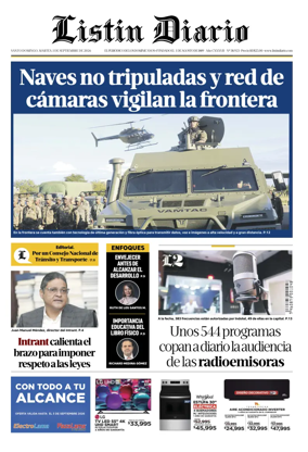 Cover of Listin Diario