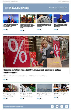 Cover of Euronews Business