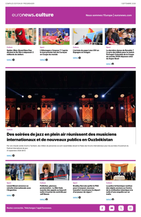 Cover of Euronews Culture (French)