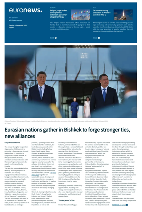 Cover of EuroNews (English Edition)