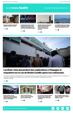 Cover of Euronews Health (French)