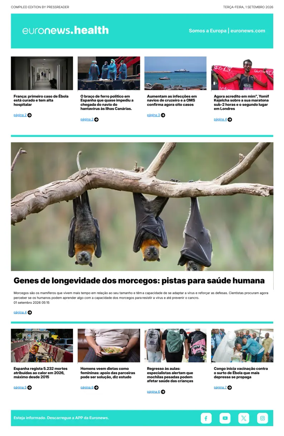 Cover of Euronews Health (Portuguese)