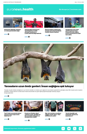 Cover of Euronews Health (Turkish) Compiled Edition