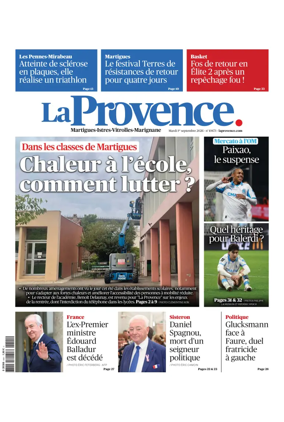 Cover of La Provence Martigues-Istres-Vitrolles-Marignane