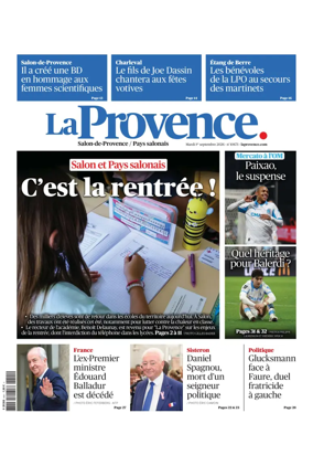 Cover of La Provence Salon-de-Provence / Pays salonais