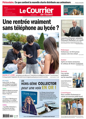 Cover of Le Courrier de l’Ouest (Angers)