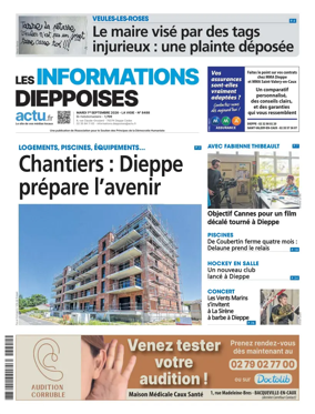 Cover of Les Informations Dieppoises