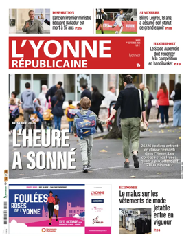 Cover of L'Yonne Republicaine