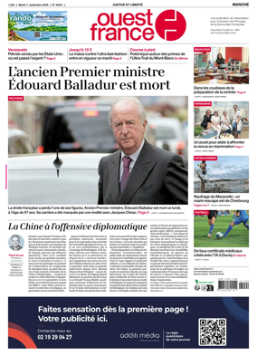 Cover of Ouest France (Manche)