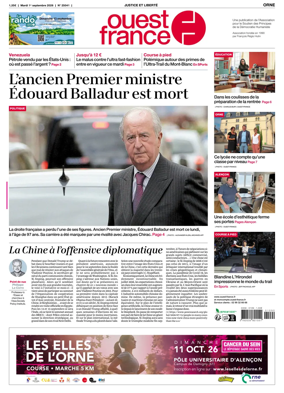 Cover of Ouest France (Orne)