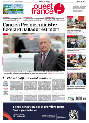 Cover of Ouest France (Pornic / Pays de Retz)