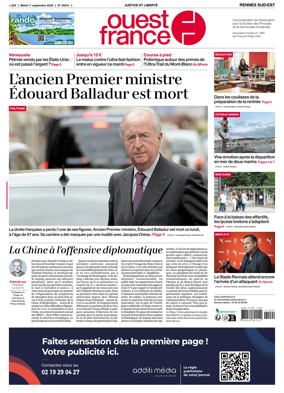 Cover of Ouest-France (Rennes Sud-Est)