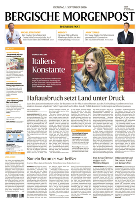 Cover of Bergische Morgenpost Wermelskirchen/Huckeswagen/Radevormwald