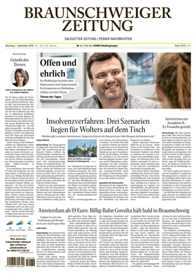 Cover of Braunschweiger Zeitung (Peine)